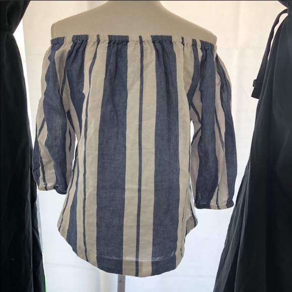 Young fabulous & broke off shoulder top size large - Picture 4 of 6